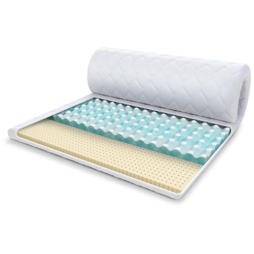 FDM Matratzentopper Malta Latex Matratze Topper 100x200 cm Härtegrad H2 H4 Höhe ca. 8 cm profilierter HR-Schaum Latex Allergiker Geeignet Öko-Tex FDM Matratzentopper Malta Latex Matratze Topper 100x200 cm Härtegrad H2 H4 Höhe ca. 8 cm profilierter HR-Schaum Latex Allergiker Geeignet Öko-Tex von FDM