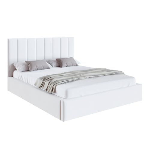 FDM Polsterbett 120x200 cm Doppelbett mit Lattenrost Bettkasten Stauraum Colorado Trinity weiß mit Kopfteil modern FDM Polsterbett 120x200 cm Doppelbett mit Lattenrost Bettkasten Stauraum Colorado Trinity weiß mit Kopfteil modern von FDM