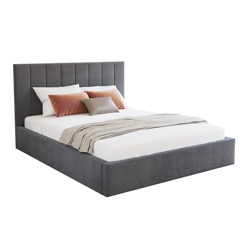 FDM Polsterbett 140x200 cm Doppelbett mit Lattenrost Bettkasten Stauraum Colorado Trinity Graphit mit Kopfteil modern FDM Polsterbett 140x200 cm Doppelbett mit Lattenrost Bettkasten Stauraum Colorado Trinity Graphit mit Kopfteil modern von FDM