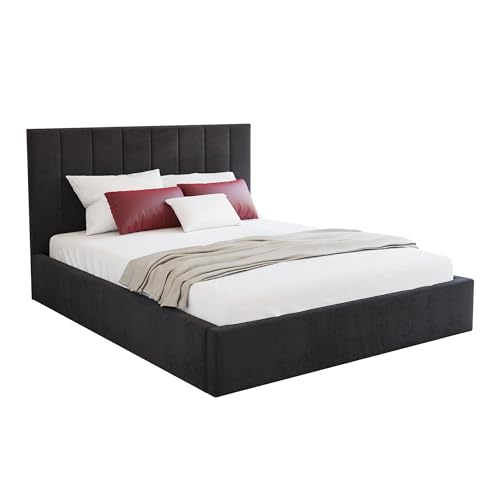 FDM Polsterbett 140x200 cm Doppelbett mit Lattenrost Bettkasten Stauraum Colorado Trinity schwarz mit Kopfteil modern FDM Polsterbett 140x200 cm Doppelbett mit Lattenrost Bettkasten Stauraum Colorado Trinity schwarz mit Kopfteil modern von FDM