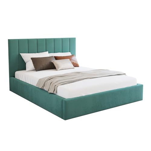 FDM Polsterbett 140x200 cm Doppelbett mit Lattenrost Bettkasten Stauraum Colorado Trinity türkis mit Kopfteil modern FDM Polsterbett 140x200 cm Doppelbett mit Lattenrost Bettkasten Stauraum Colorado Trinity türkis mit Kopfteil modern von FDM