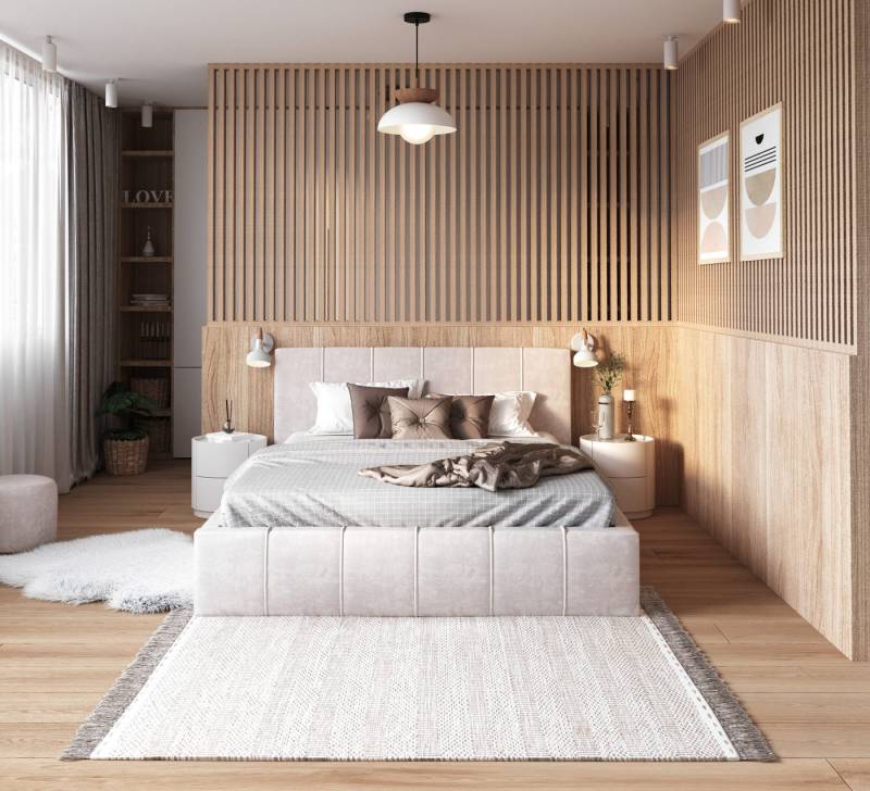 FDM Polsterbett Bettrahmen Bettgestell 90x200, 120x200, 140x200, 160x200, 180x200cm (mit hochwertigem Velour Bezug Trinity, Optional mit Matratze, mit großen gepolsterten Kopfteil), Mettelrahmen mit hydraulischer Klappfunktion für mehr Stauraum von FDM