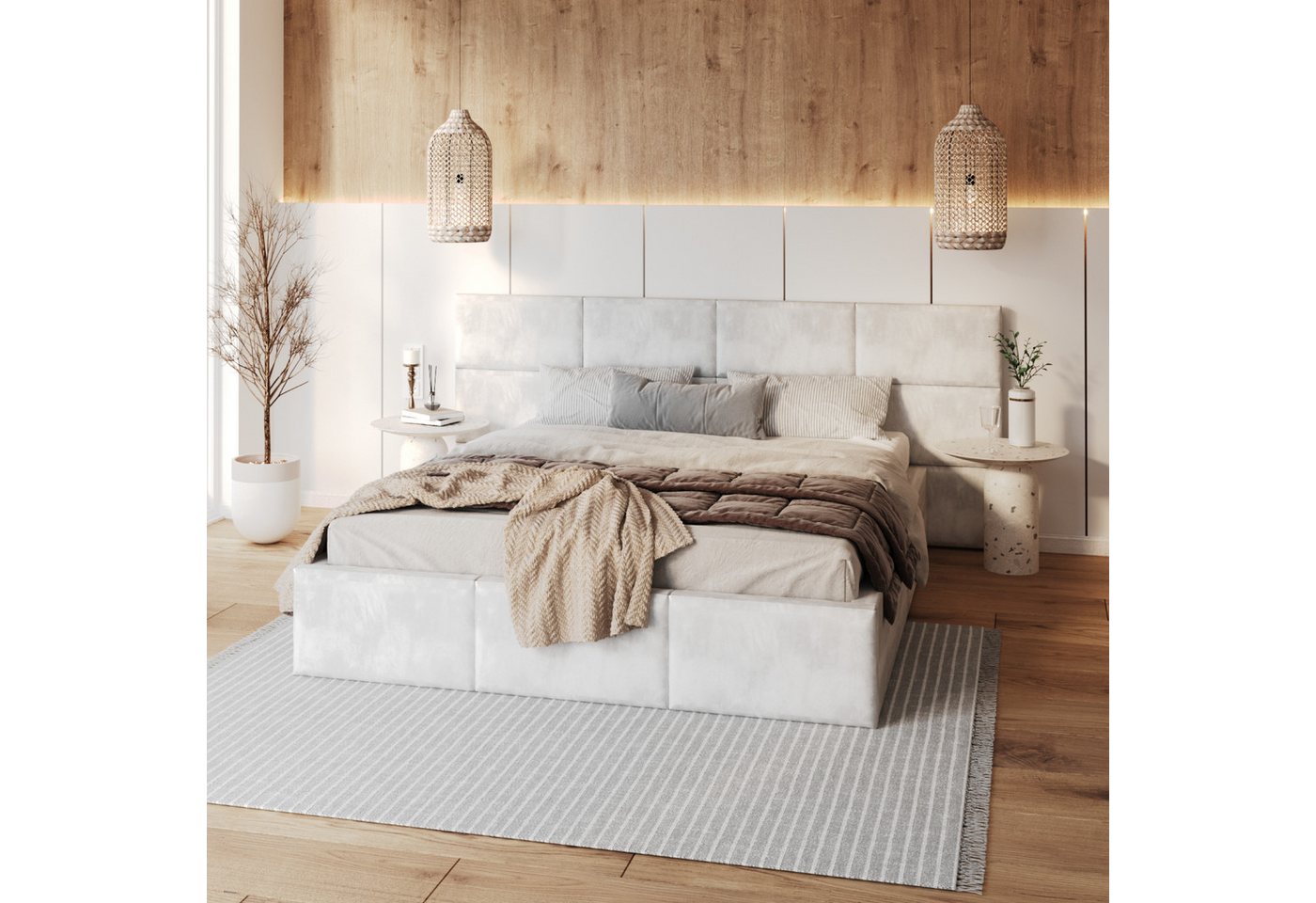 FDM Polsterbett DORIS Bettgestell 90x200, 120x200, 140x200, 160x200, 180x200 (verfügbar 90x200 120x200 140x200 160x200 180x200cm, Bettrahmen, Bett, mit großen gepolsterten Kopfteil, mit Bettkasten zum aufklappen), Hebbarer Metallrahmen, Bettkasten, ohne Matratze FDM Polsterbett DORIS Bettgestell 90x200, 120x200, 140x200, 160x200, 180x200 (verfügbar 90x200 120x200 140x200 160x200 180x200cm, Bettrahmen, Bett, mit großen gepolsterten Kopfteil, mit Bettkasten zum aufklappen), Hebbarer Metallrahmen, Bettkasten, ohne Matratze von FDM