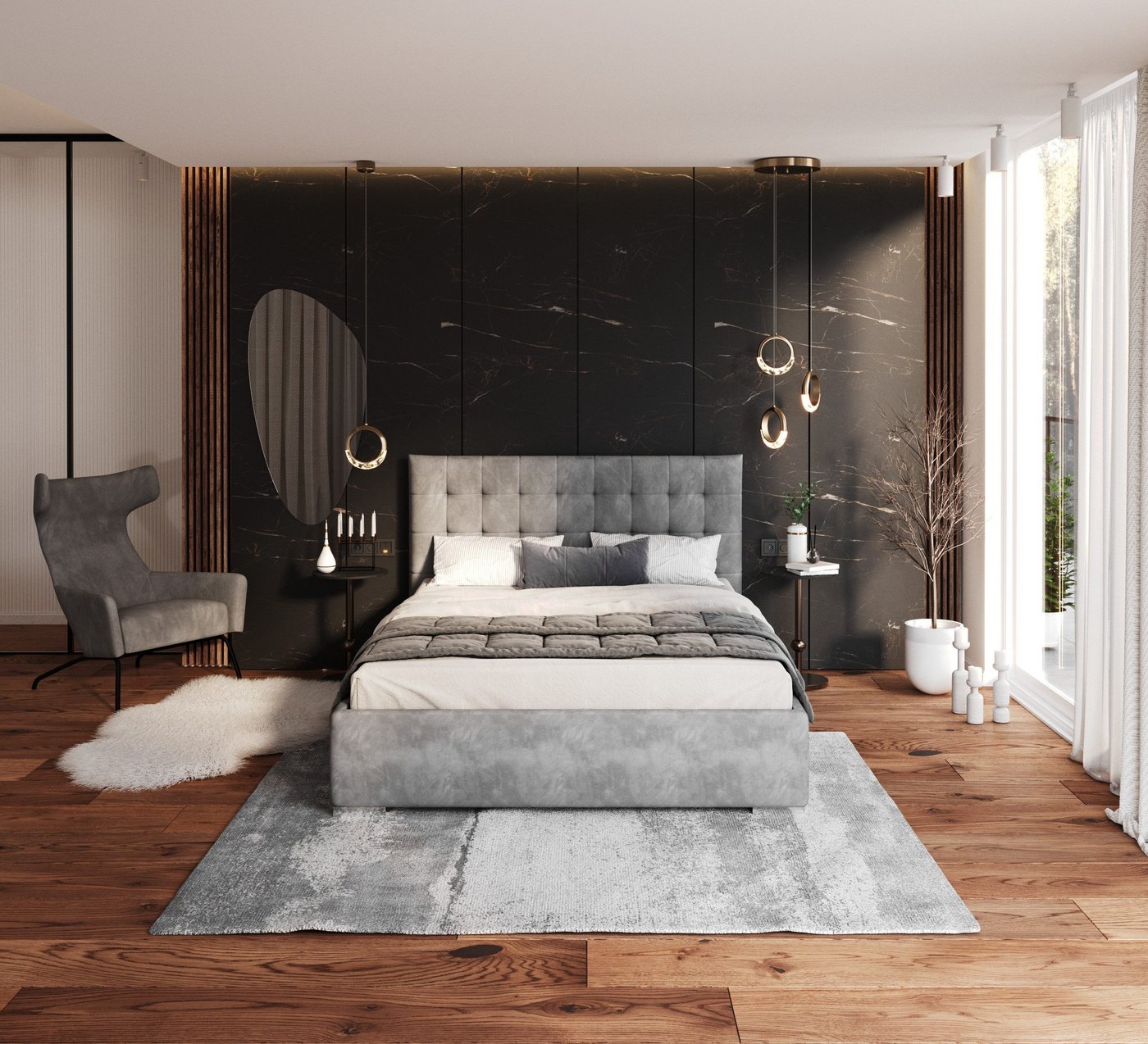 FDM Polsterbett Elegant - Stauraum & modernes Design 120x200 140x200 160x200 180x200cm (MADE IN EU - mit hochwertigem Velours Bezug, Bettrahmen, Bett, Optional mit Matratze bestellbar, Mit großem Kopfteil für Komfort - Bettkasten mit Hubrahmen), Metallrahmen mit Lattenrost, hydraulische Klappfunktion für Stauraum FDM Polsterbett Elegant - Stauraum & modernes Design 120x200 140x200 160x200 180x200cm (MADE IN EU - mit hochwertigem Velours Bezug, Bettrahmen, Bett, Optional mit Matratze bestellbar, Mit großem Kopfteil für Komfort - Bettkasten mit Hubrahmen), Metallrahmen mit Lattenrost, hydraulische Klappfunktion für Stauraum von FDM