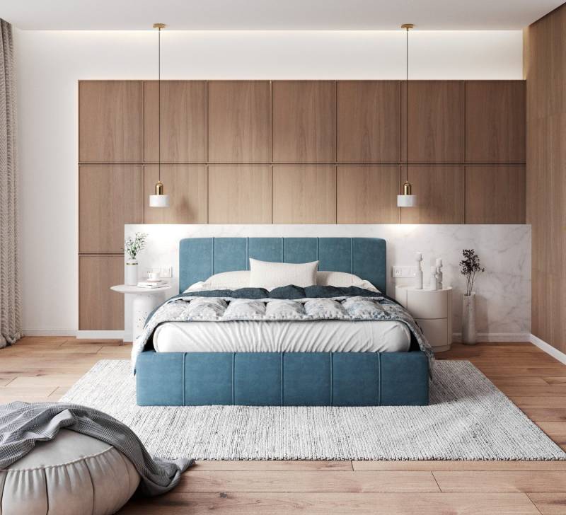 FDM Polsterbett TOPSELLER Stauraumbett MADE IN EU - aus hochwertigem Velours (verfügbar 90x200 120x200 140x200 160x200 180x200cm, Bettrahmen, Bett, Optional mit Matratze bestellbar, mit großen gepolsterten Kopfteil, mit Bettkasten zum aufklappen), Metallrahmen mit Lattenrost, hydraulische Klappfunktion für Stauraum von FDM