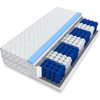 Matratze 100x200 Taschenfederkern 7 Zonen Hochelastisch H2 H3 JUPITER Bett 18cm von FDM