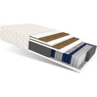 Matratze 80x200 Taschenfederkern family max 7 Zone H3 H5 26 cm Kokos hr Schaum Klimafaser Polyurethanschaum jersey Matratze 80x200 Taschenfederkern family max 7 Zone H3 H5 26 cm Kokos hr Schaum Klimafaser Polyurethanschaum jersey von FDM