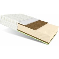 Matratze 90x200 Latexmatratze giovani max 7 Zonen Latex Kokos Clima Latex H3 27 cm aloevera von FDM