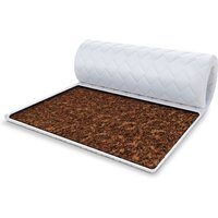 Topper 120x200 cm Matratzenauflage mit kokos Matratzenschoner Kokosfaser H4 von FDM