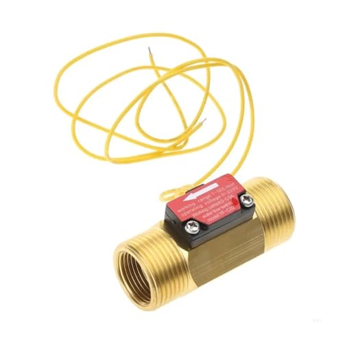 External Thread Brass Water Flow Sensor Switch 1pcs Brass DN20 External Threaded Water Flow Sensor Switchs Flowmeter Counter Industrial von FDOSIJFOS