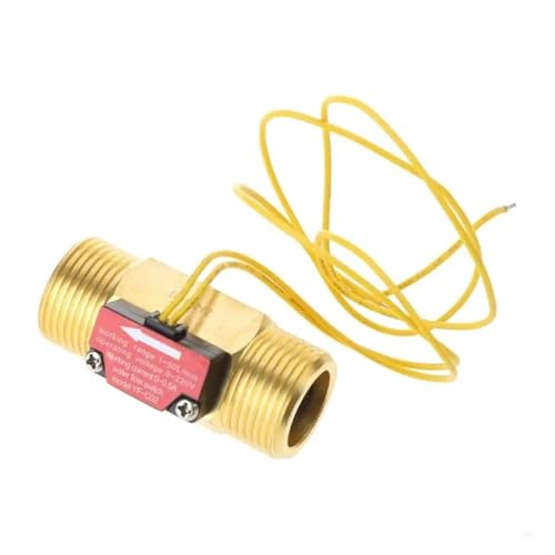External Thread Brass Water Flow Sensor Switch DN20 Brass Flowmeter 1.5-50L/min Liquid Water Flow Sensor Switchs Industrial von FDOSIJFOS