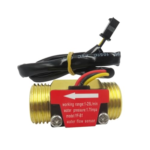 External Thread Brass Water Flow Sensor Switch YF-B1 G1/2 Water Flow Sensor Switch Industrial Flowmeter DC5-18V 1-25L/min Industrial von FDOSIJFOS