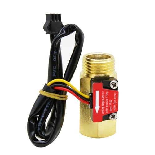 External Thread Brass Water Flow Sensor Switch YF-B2 G1/2 Inch Male Thread Brass Water Flow Sensor Switch Industrial Flowmeter Industrial von FDOSIJFOS