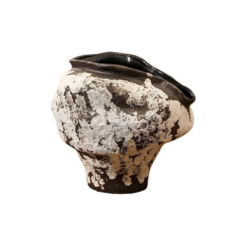 FDOSIJFOS Blumentöpfe, Chinesisches Retro-Keramik-Pflanzbecken, Jingdezhen, grobe Keramik, Blumengeschirr, kreatives Kunstornament(White) von FDOSIJFOS