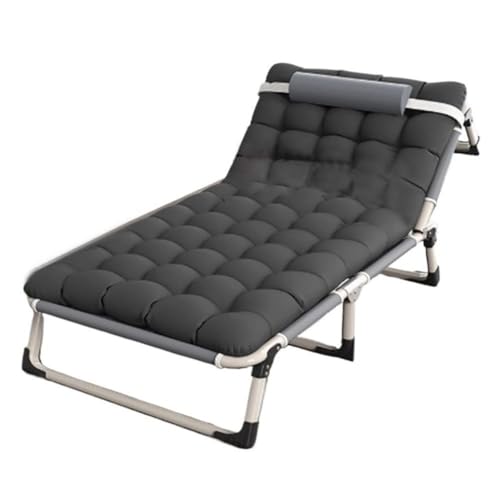 FDOSIJFOS Klappbett, Begleitender Loungesessel, Büro, Nickerchen for eine Person, einfaches Klappbett, Liegebett(L) von FDOSIJFOS