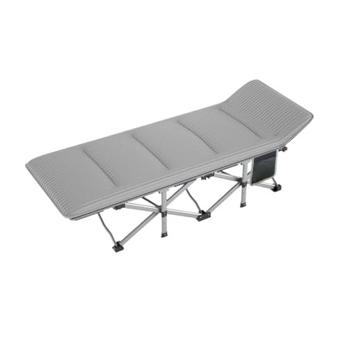FDOSIJFOS Klappbett, Einfaches Nickerchenbett for den Haushalt, for Erwachsene im Büro, Marschbett, tragbarer multifunktionaler Loungesessel(Small) von FDOSIJFOS