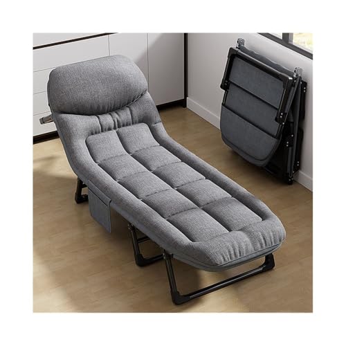 FDOSIJFOS Klappbett, Einzel-Loungesessel for das Nickerchen im Büro, Pflegebett for Erwachsene Krankenhaus, Liegebett(M) von FDOSIJFOS
