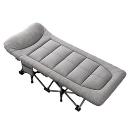 FDOSIJFOS Klappbett, Einzelbett, Nickerchen im Büro, Loungesessel, Schlafen, Marschbett, Begleitbett, Liegesessel(Gris) von FDOSIJFOS