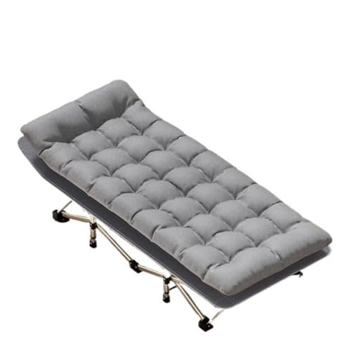 FDOSIJFOS Klappbett, Familienschlaf, Nachtschichtdienst, tragbarer Nickerchen-Loungesessel, Büro, einfaches Marschbett, Liegebett(L) von FDOSIJFOS