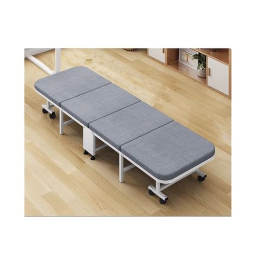 FDOSIJFOS Klappbett, Tragbarer Nap-Loungesessel, Klappbett, Einzelbett, Kühlbett-Liege(L) von FDOSIJFOS