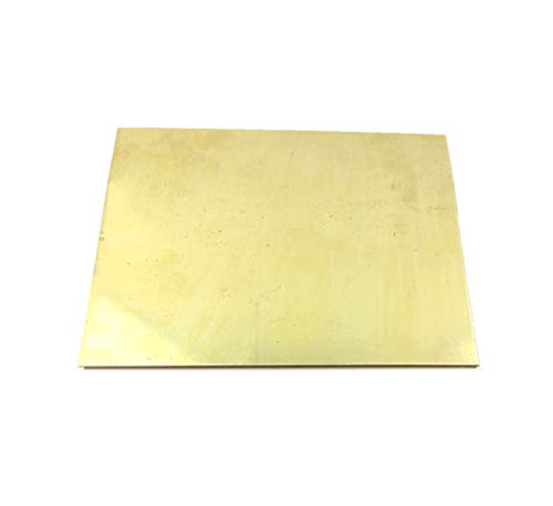 FDOSIJFOS Kupferblech, H62 Messing Metall Dünnblech Folie Platte Rolle Metall Rackdicke(200mm x 200mm) von FDOSIJFOS