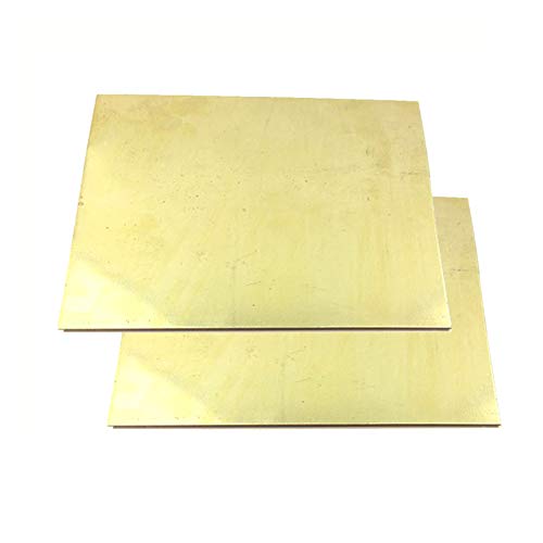 FDOSIJFOS Kupferblech, H62 Messing Metall Dünnblech Folienplatte Rolle(100mmx200mm) von FDOSIJFOS