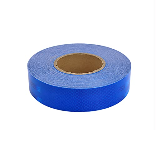 FDOSIJFOS Reflektierendes Klebeband, Acryl-Warnband, hochintensives Reflektorband, Markierungsband for Außentreppen(Blu) von FDOSIJFOS
