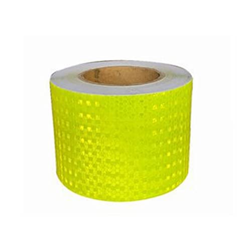 FDOSIJFOS Reflektierendes Klebeband, Gefahren-Hochintensitäts-Reflektorband, Selbstklebender reflektierender Aufkleber, Markierungsband(Grün) von FDOSIJFOS