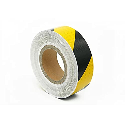 FDOSIJFOS Reflektierendes Klebeband, ReWarnband, hochintensiver reflektierender Aufkleber, selbstklebendes Band(Black) von FDOSIJFOS