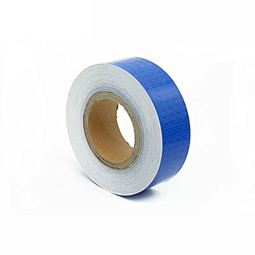 FDOSIJFOS Reflektierendes Klebeband, ReWarnband, hochintensiver reflektierender Aufkleber, selbstklebendes Band(Blu) von FDOSIJFOS