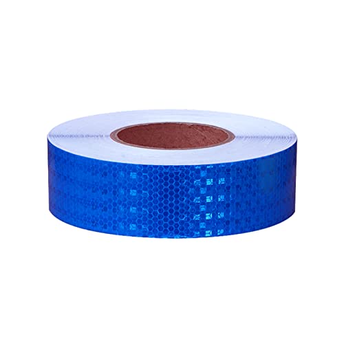 FDOSIJFOS Reflektierendes Klebeband, Reflektierende Aufkleber, selbstklebendes Klebeband, Warnband for Auto, LKW, Motorrad(Blu) von FDOSIJFOS