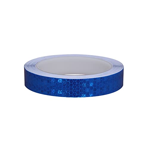 FDOSIJFOS Reflektierendes Klebeband, Reflektierendes Klebeband, Gefahrenwarnband, Selbstklebender reflektierender Aufkleber(Blu) von FDOSIJFOS