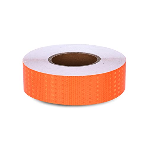 FDOSIJFOS Reflektierendes Klebeband, Reflektierendes Klebeband, Markierungs-Warnband, Selbstklebender reflektierender dekorativer Aufkleber(Oranje) von FDOSIJFOS