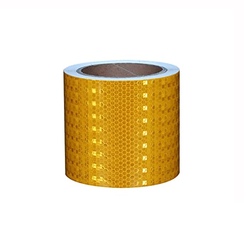 FDOSIJFOS Reflektierendes Klebeband, Reflektierendes Klebeband, Warnband, selbstklebendes Markierungsband, hochintensiver reflektierender Aufkleber for Auto, LKW(Oranje) von FDOSIJFOS