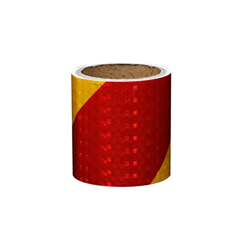 FDOSIJFOS Reflektierendes Klebeband, Reflektierendes Klebeband Warnig Reflektierender Aufkleber Selbstklebendes Markierungsband(Red) von FDOSIJFOS