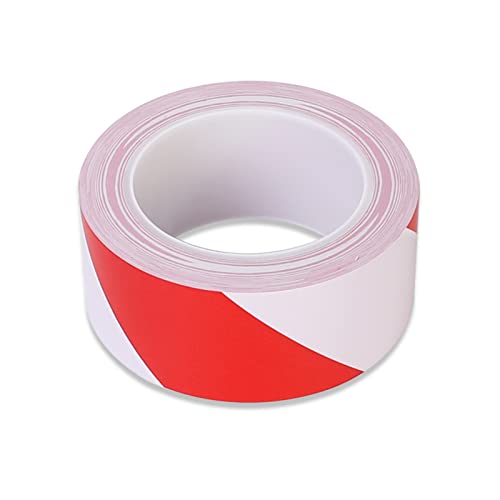 FDOSIJFOS Reflektierendes Klebeband, Selbstklebendes reflektierendes PVC-Klebeband, Absperrband(Red White) von FDOSIJFOS