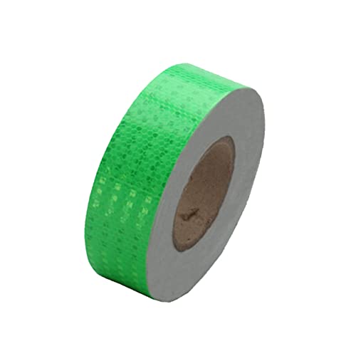FDOSIJFOS Reflektierendes Klebeband, Warnband Hochintensives Reflektorband Selbstklebendes zur Markierung von Absperrbändern(Grün) von FDOSIJFOS