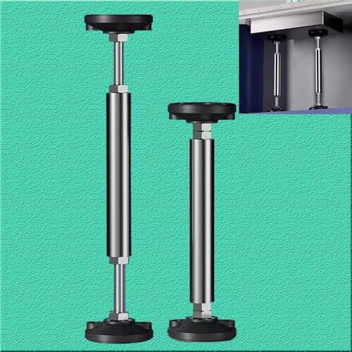 FDOSIJFOS Unterbau-Spülbeckenhalterung Spülbeckenhalterungen, Verstellbare Spülbeckenstützstangen, Reparatursatz for Teleskopstützbeine aus Edelstahl for Schrankmöbelsofas(2*Height 42 52cm) von FDOSIJFOS