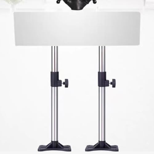 FDOSIJFOS Unterbau-Spülbeckenhalterung Teleskop-Stützhalterungen for Unterbauwaschbecken, bohrfreie Stützstangen, Möbelbeine aus Edelstahl for Badezimmer(2*Height 41 71cm(16" 28")) von FDOSIJFOS