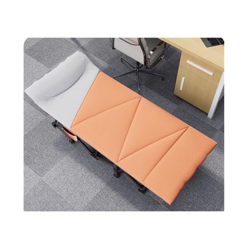 Klappbett, Einzel-Loungesessel fürs Büro, Marschhaus, einfaches und tragbares Begleitbett, Lounge-Sessel-Bett-Relaxsessel(L) von FDOSIJFOS