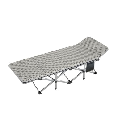 Klappbett, Klappbett for den Außenbereich, tragbares, Einzelbett fürs Büro, Nickerchenbett, Recap-Stuhl, einfaches Begleitbett, Liege(Small) von FDOSIJFOS