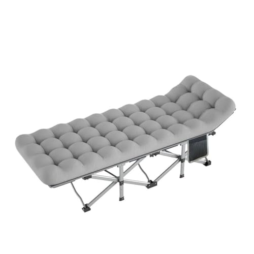 Klappbett, Klappbett for den Außenbereich, tragbares Einzelklappbett, Nickerchenbett fürs Büro, Freizeitstuhl, einfaches Begleitbett, Liege(S) von FDOSIJFOS