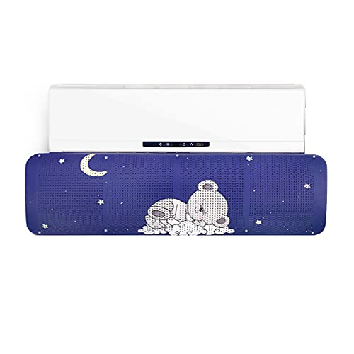 Klimaanlagen-Luftleitblech Anti-Straight Blowing Air Outlet Windschutzscheibe Wandmontierte Klimaanlage Windabweiser 90CM Einstellbar in Mehreren Winkeln(Koala) von FDOSIJFOS