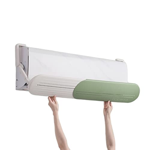 Klimaanlagen-Luftleitblech Windabweiser for Klimaanlagen, gegen direktes Blasen, einziehbar, verstellbar, ohne Löcher, Baby-Windabweiser(White) von FDOSIJFOS
