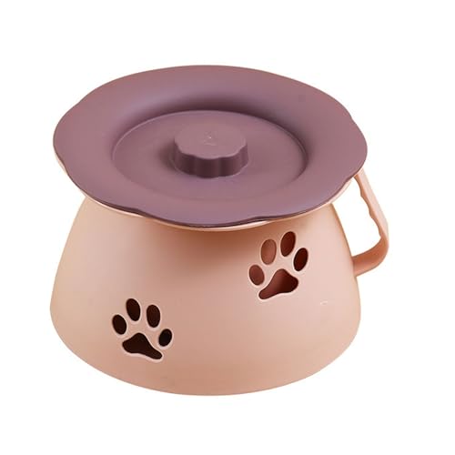 Nachttopf, Nachttopf for Erwachsene und Kinder, tragbare Toiletten, Bettpfanne mit Deckel und Griff, Spucknapf, Urinal, Töpfchen, multifunktionaler Eimer for zu Hause(Pink) von FDOSIJFOS