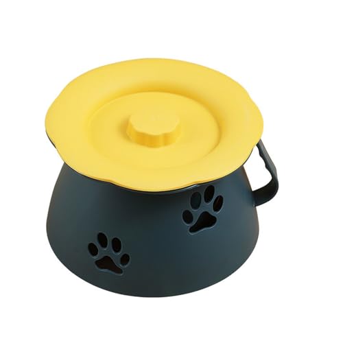 Nachttopf, Nachttopf for Erwachsene und Kinder, tragbare Toiletten, Bettpfanne mit Deckel und Griff, Spucknapf, Urinal, Töpfchen, multifunktionaler Eimer for zu Hause(Yellow) von FDOSIJFOS