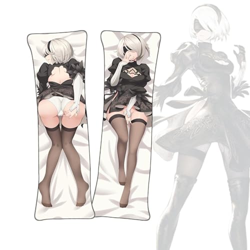 Anime Kissenbezüge NieR: Automata 2B Anime Körper Kissen Dakimakura doppelseitiger Körperkissenbezug von FDSAD