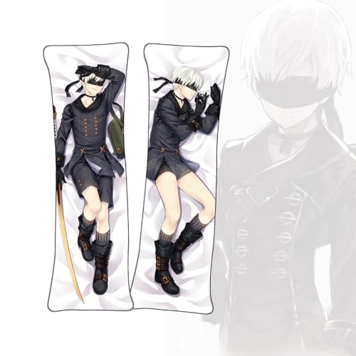 Anime Kissenbezüge NieR: Automata 9S Anime Körper Kissen Dakimakura doppelseitiger Körperkissenbezug von FDSAD