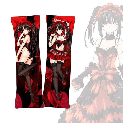 Anime Kissenbezüge Date a Live Tokisaki Kurumi Anime Dakimakura Lebensgroßer doppelseitiger Körper Kissenbezug von FDSAD