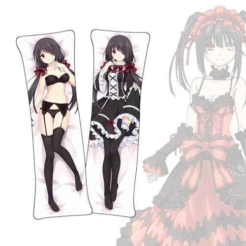 Anime Kissenbezüge Date a Live Tokisaki Kurumi Anime Dakimakura Lebensgroßer doppelseitiger Körper Kissenbezug von FDSAD